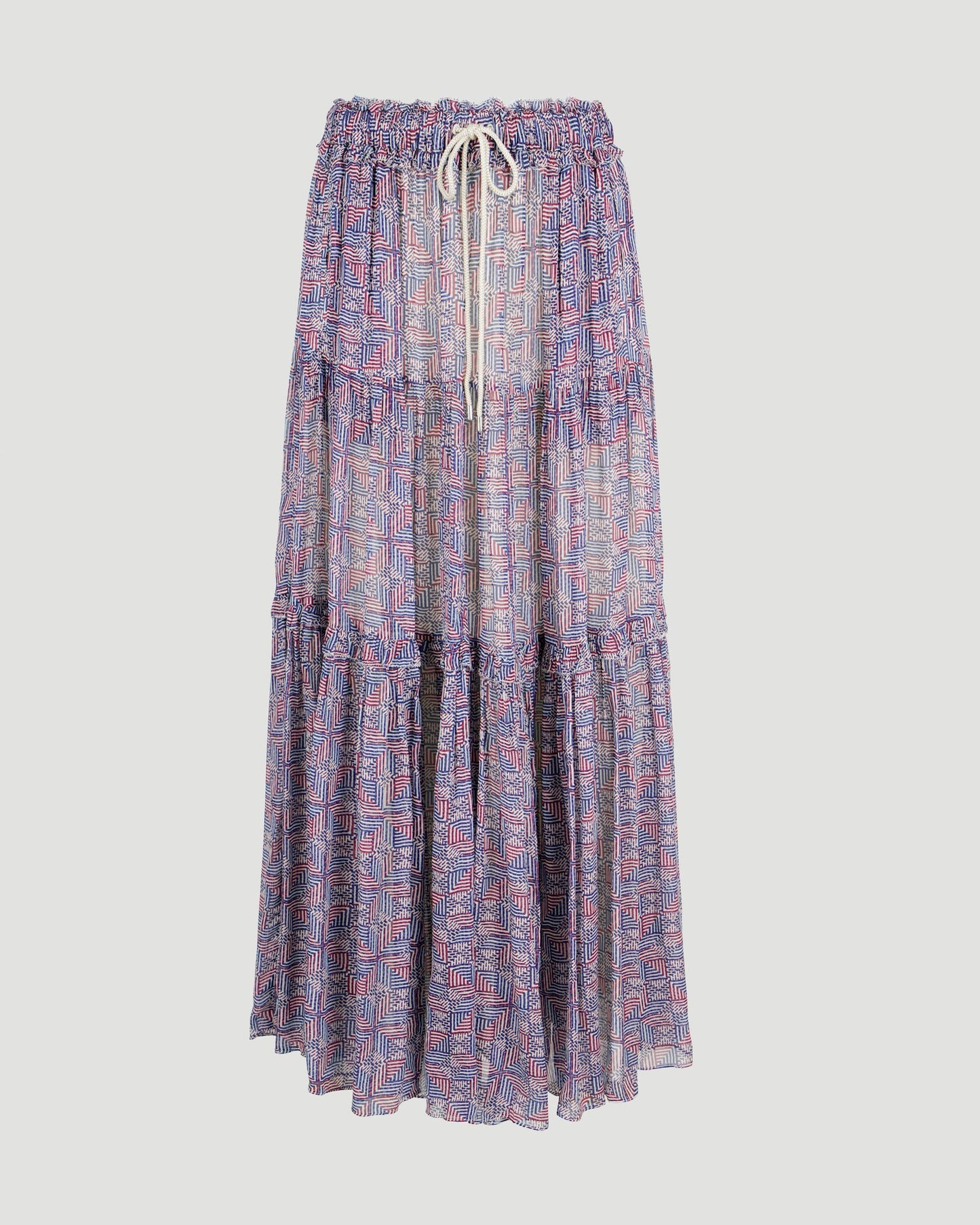 FELNA LONG PRINTED SKIRT