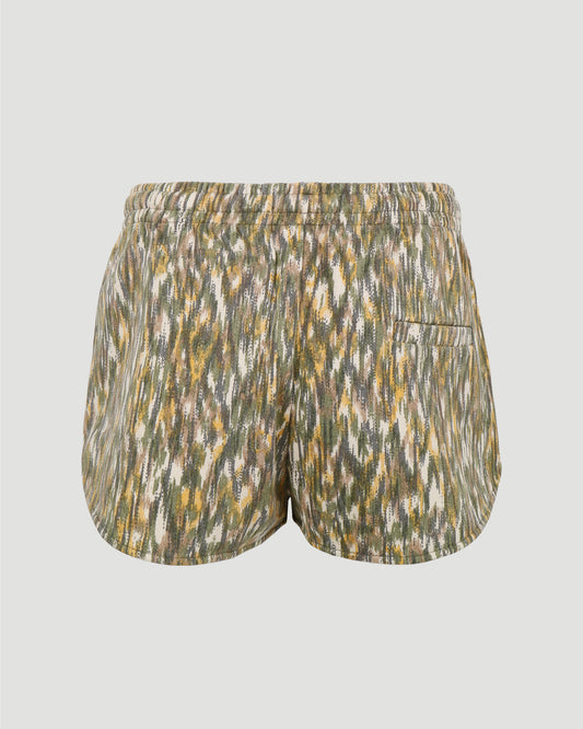MIFIKIAE LOGO SHORTS IN KHAKI