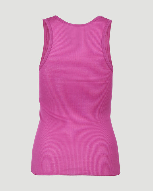 RIBBED SLEEVELESS TANK TOP