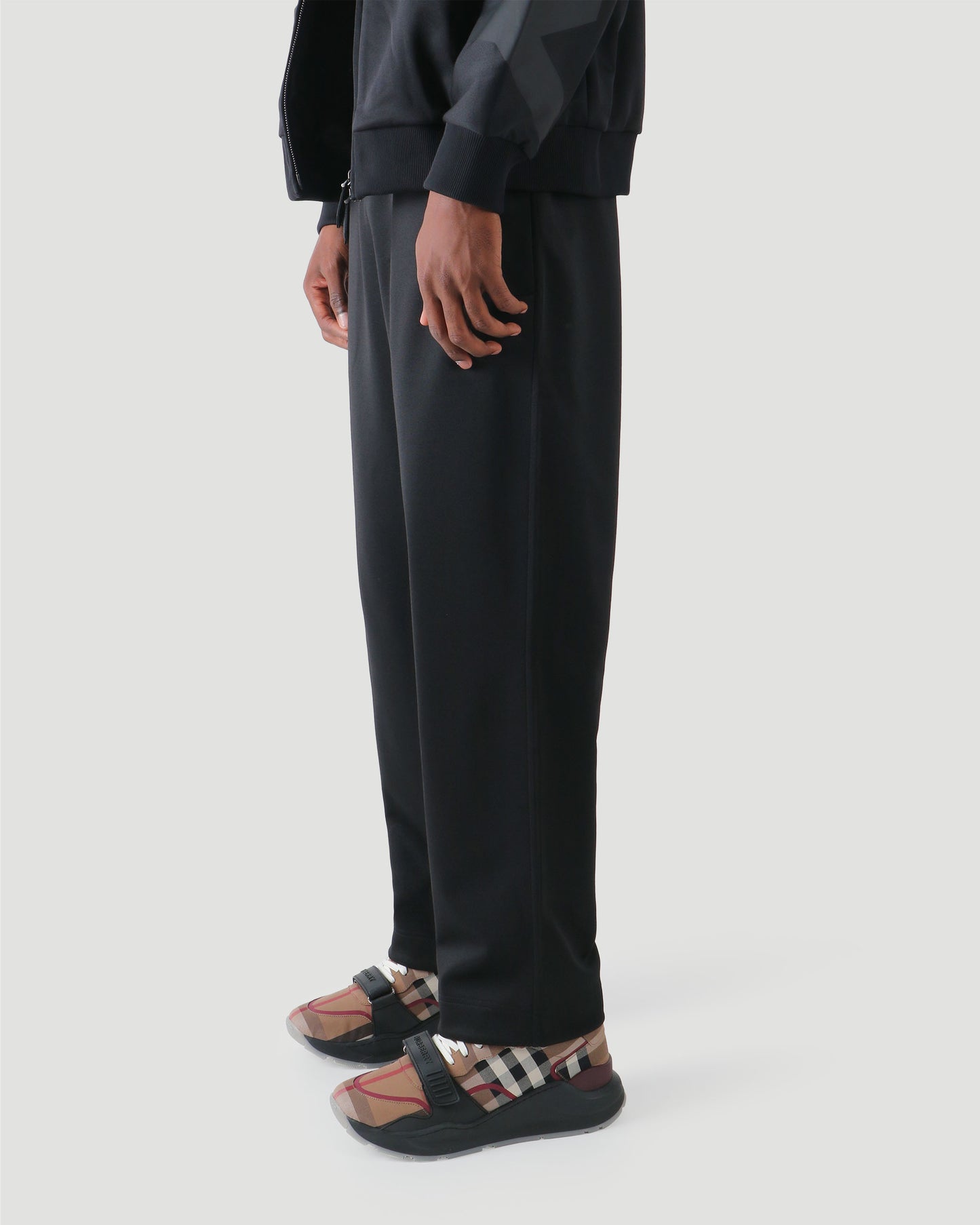 Logo Print Cotton Blend Jogging Pants