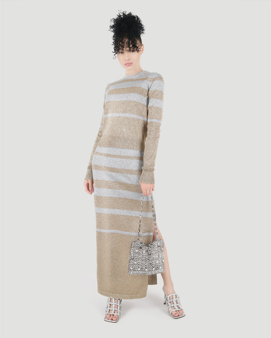 Stretch Mule In Silver