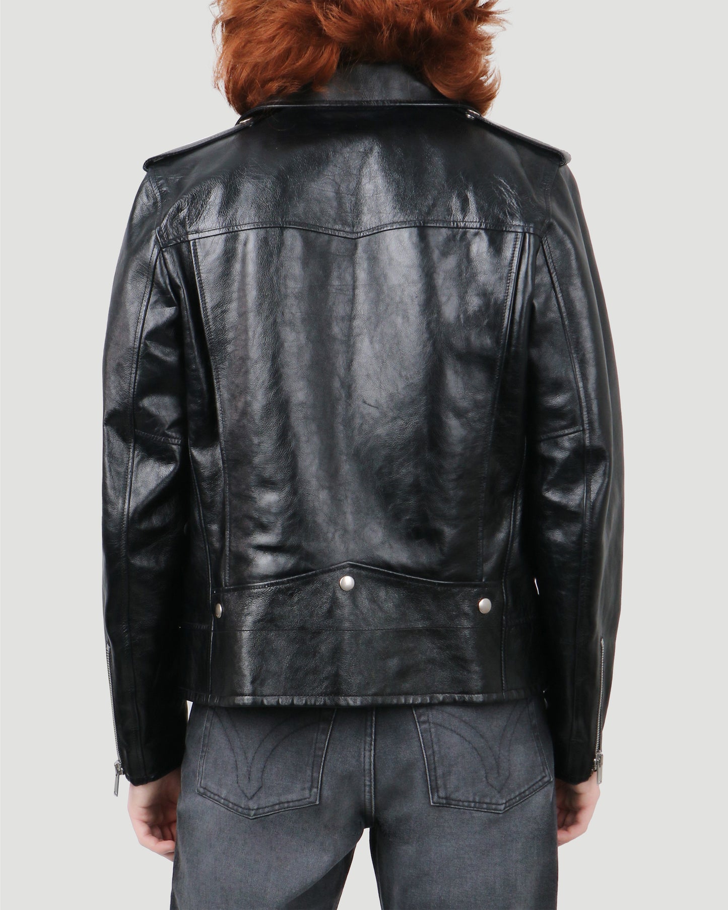 CLASSIC LEATHER BIKER JACKET