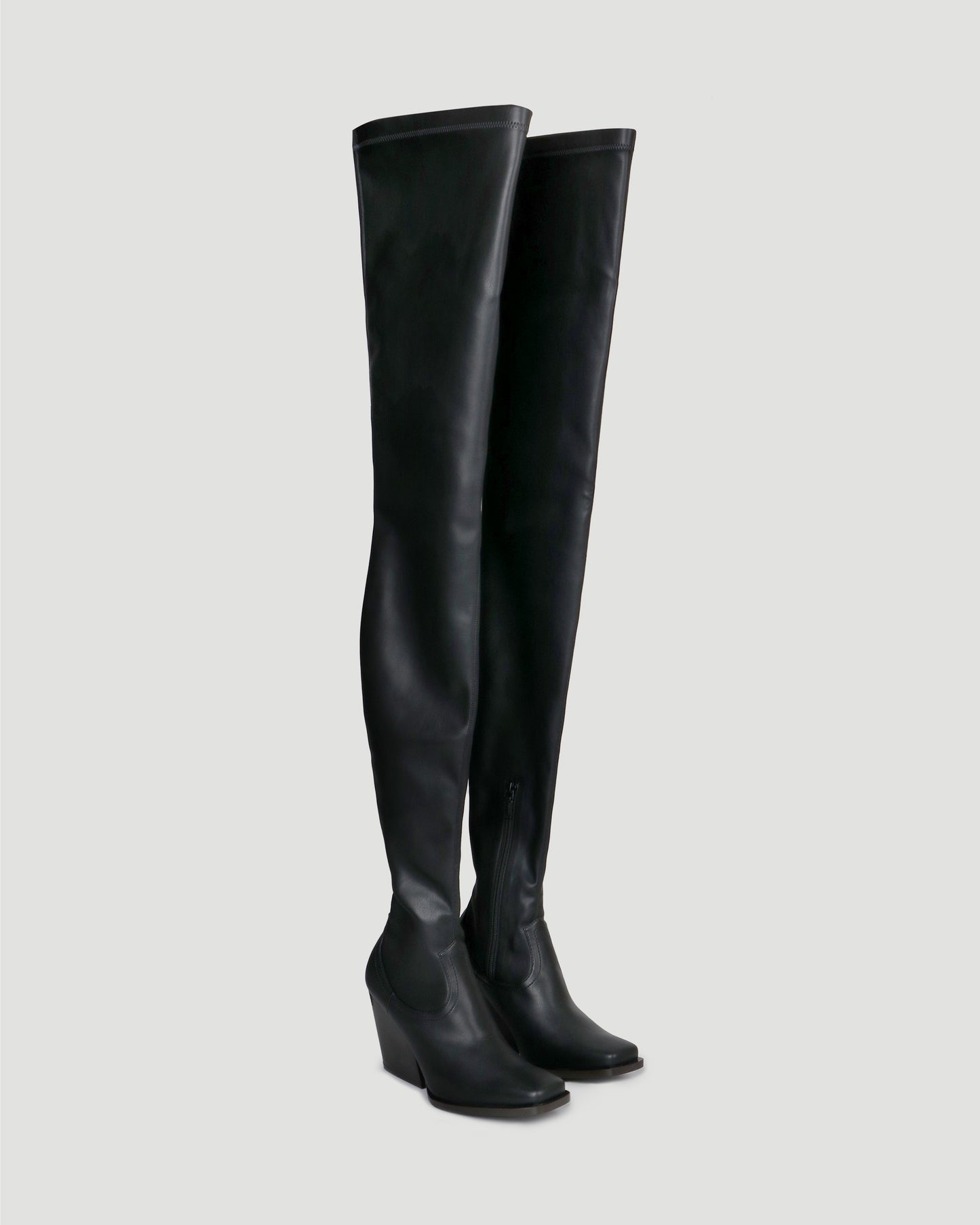 COWBOY CUISSARD BOOTS IN FAUX LEATHER