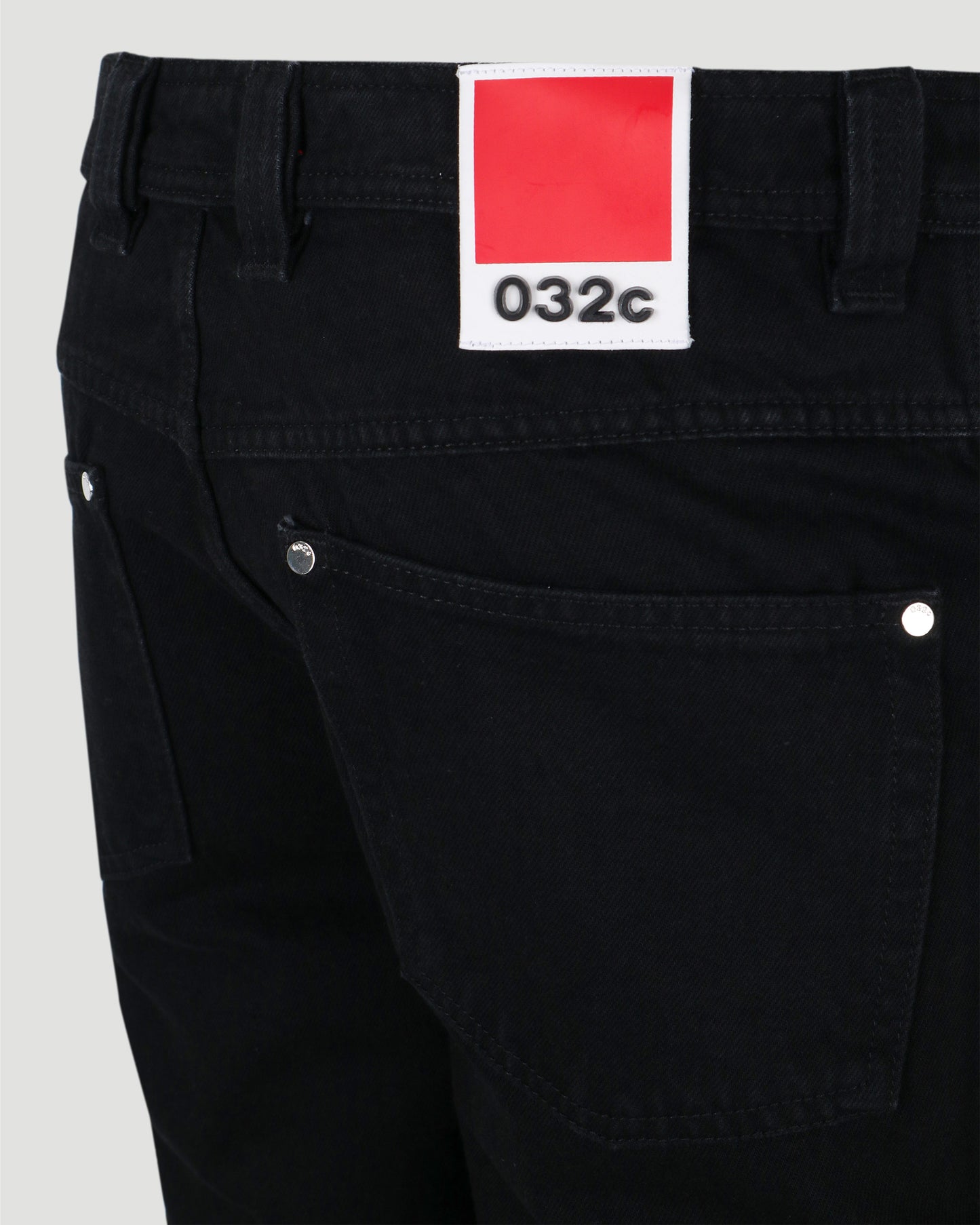 COTTON JEANS IN BLACK