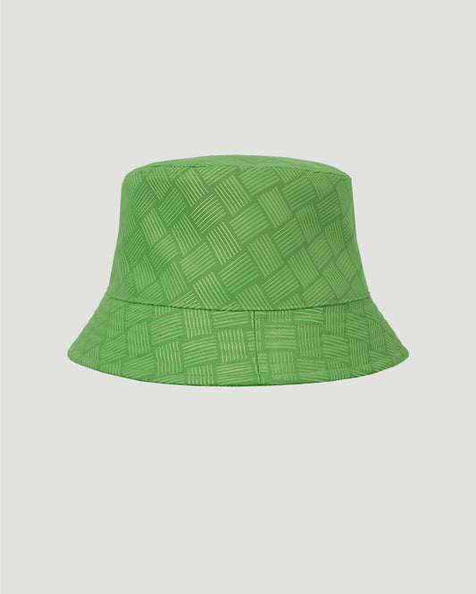 Intreccio Bucket Hat In Acid Green