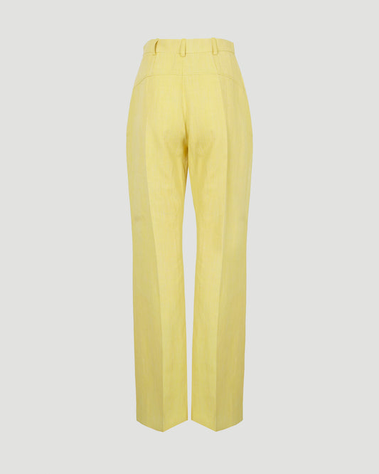 SAUGE TROUSERS IN YELLOW