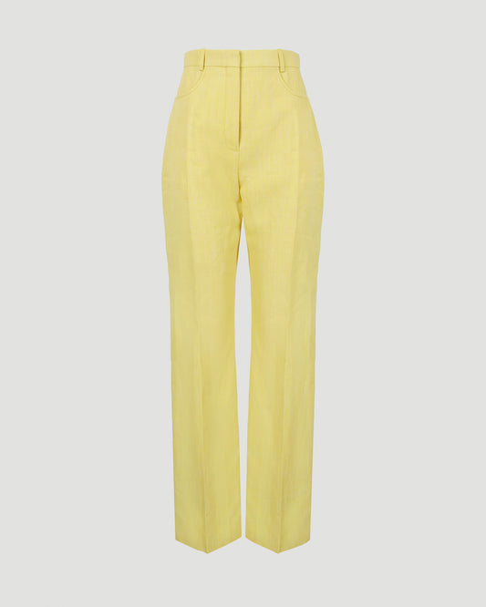 SAUGE TROUSERS IN YELLOW