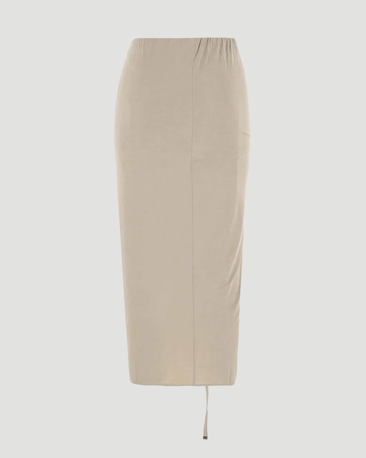 Slit sarong skirt