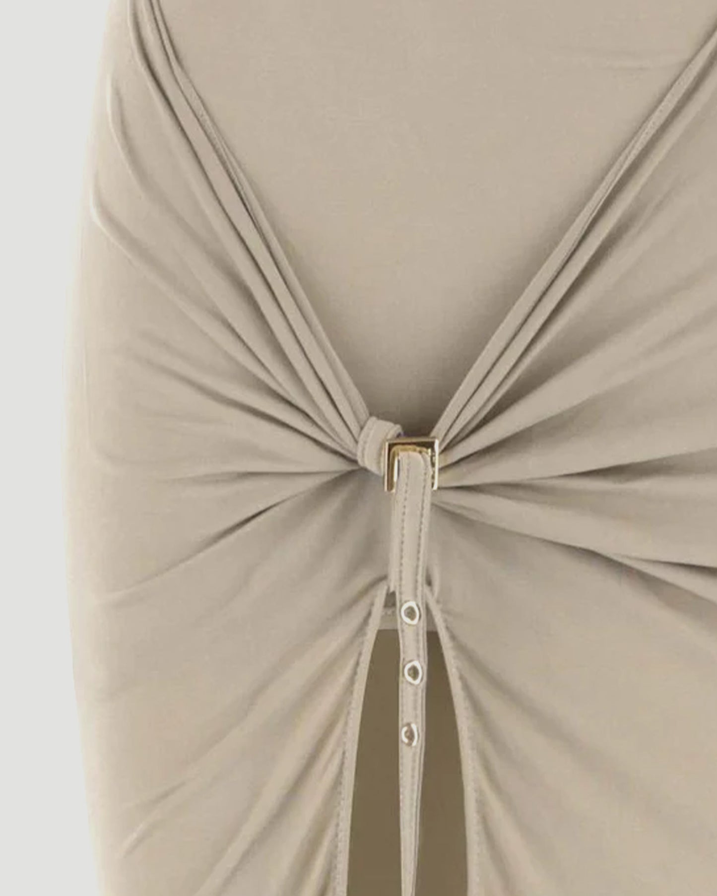 Slit sarong skirt