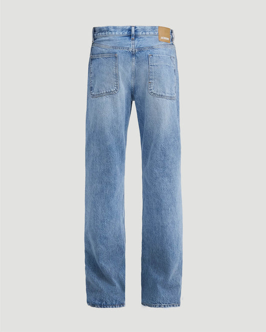 STRAIGHT LEG JEANS IN BLUE