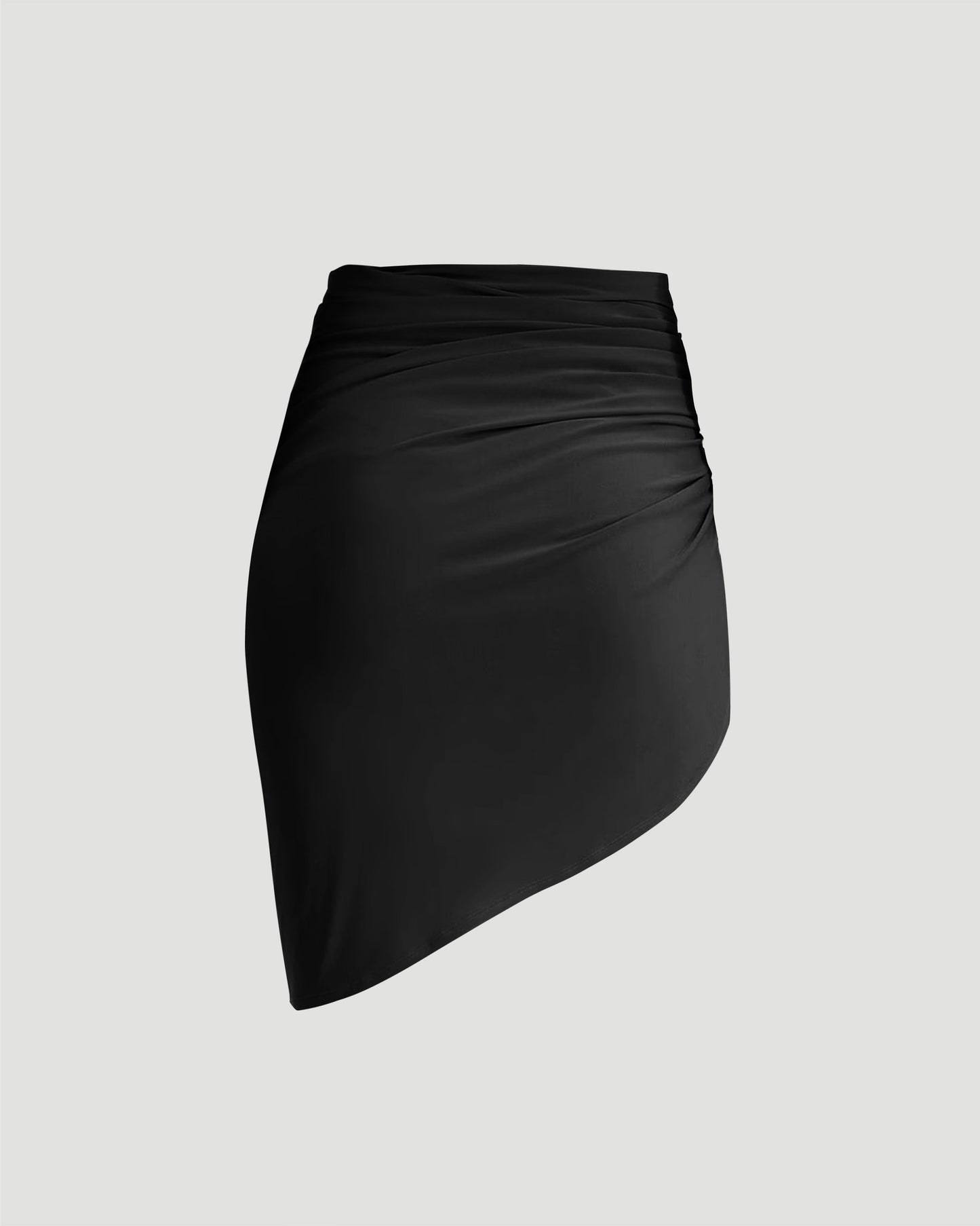 Draped Mini Skirt