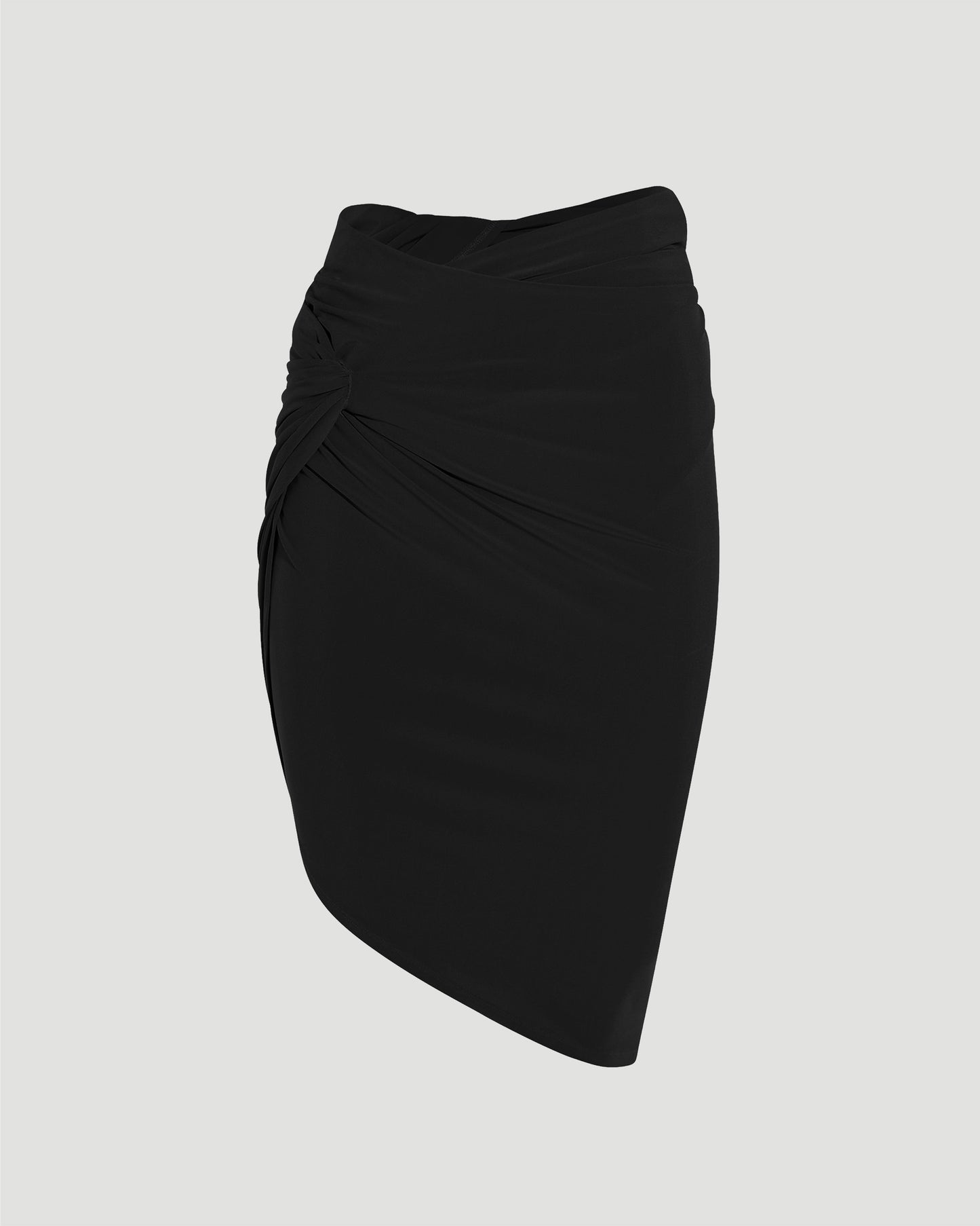 Draped Mini Skirt