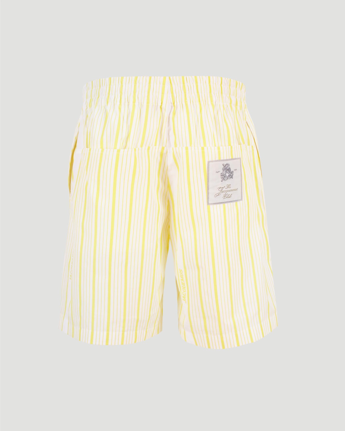 The Aloe Shorts in Yellow And White