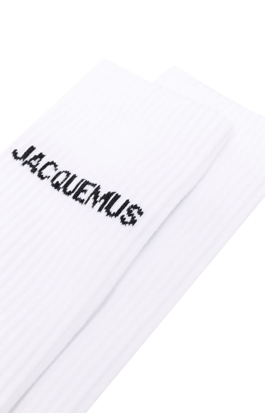 Ribbed Logo Socks