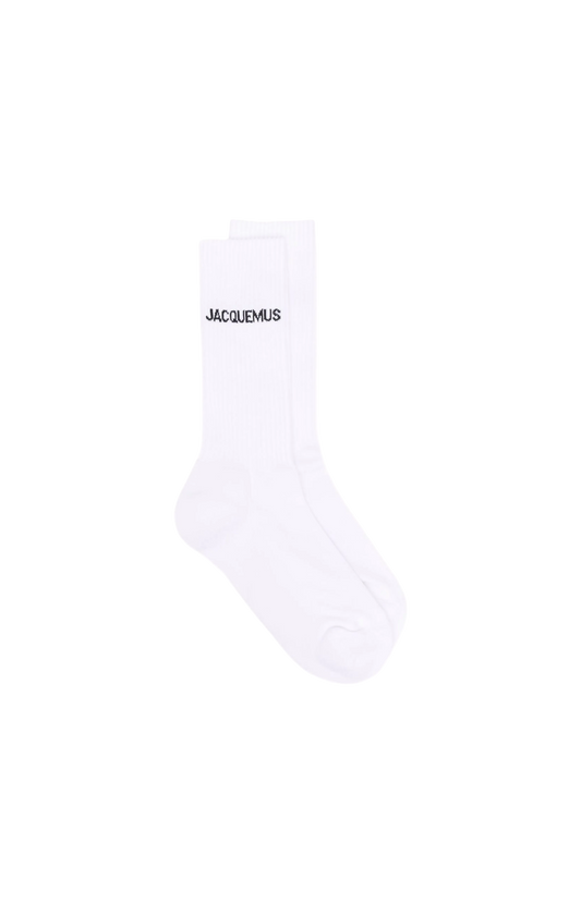Ribbed Logo Socks