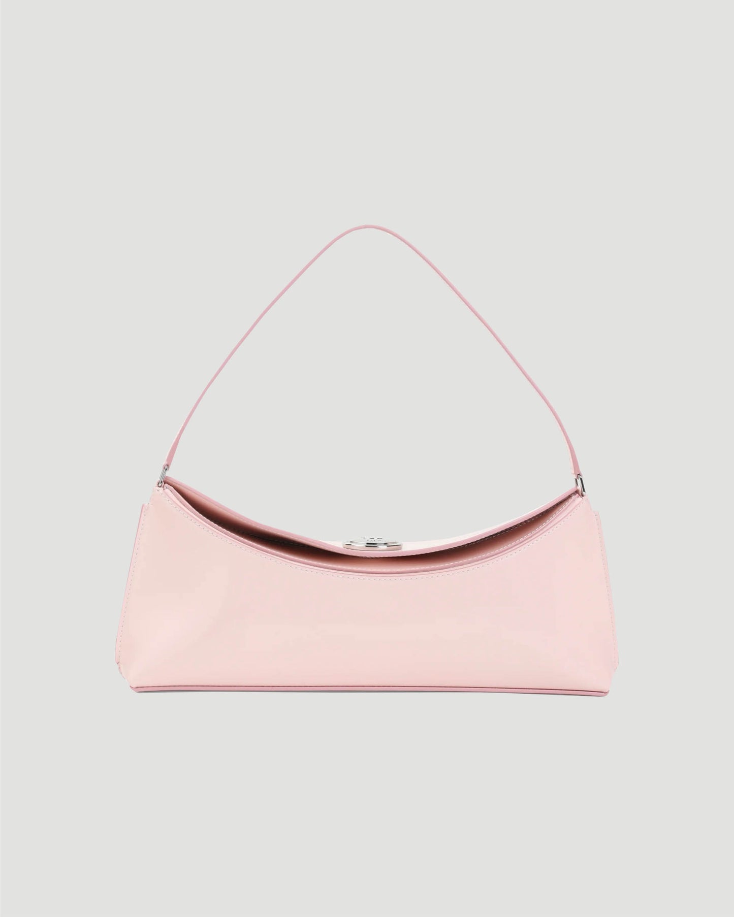 The Ovalo Clutch in Pale Pink