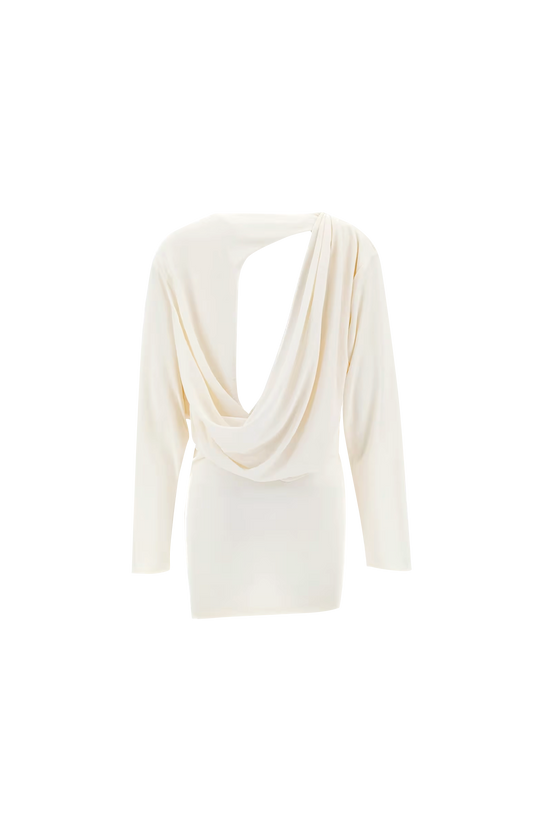 Jacquemus Mistral Mini Dress in White — product photo 2