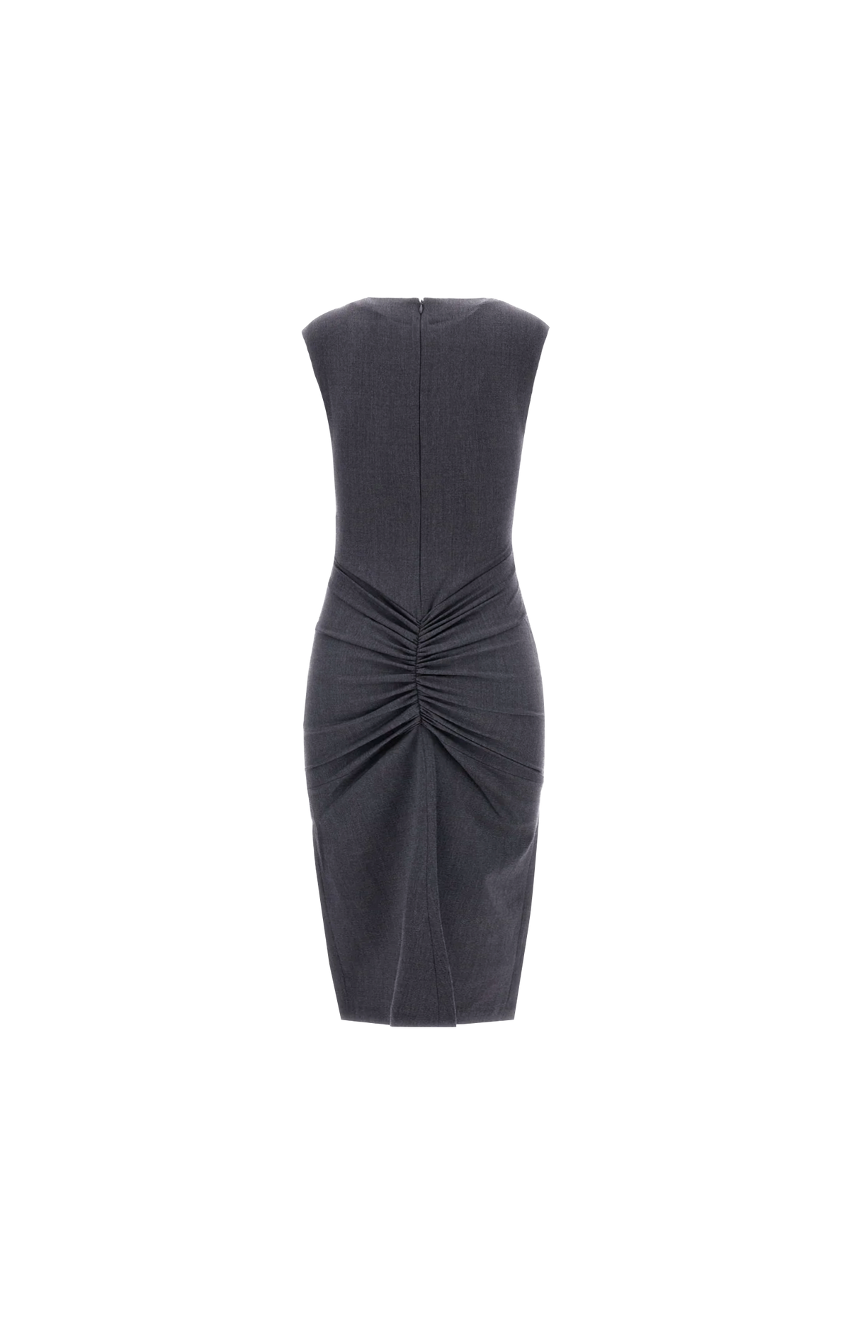 The Alba Midi Dress in Dark Grey