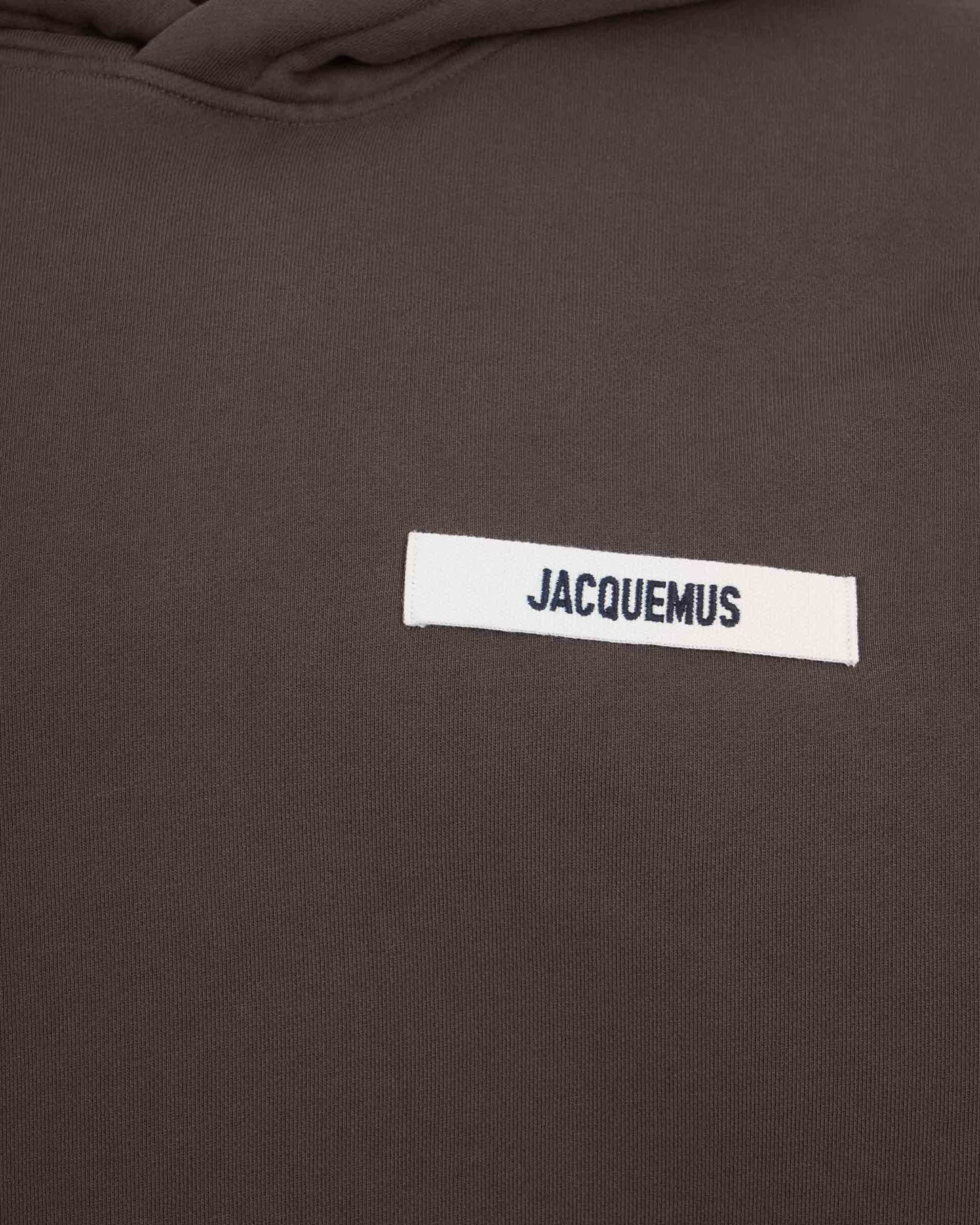 The Gros Grain Hoodie in Dark Brown