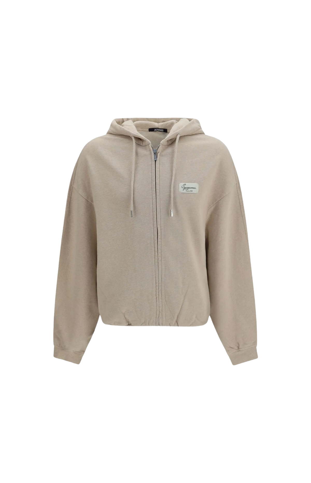 The Corso Zip Hoodie in Beige
