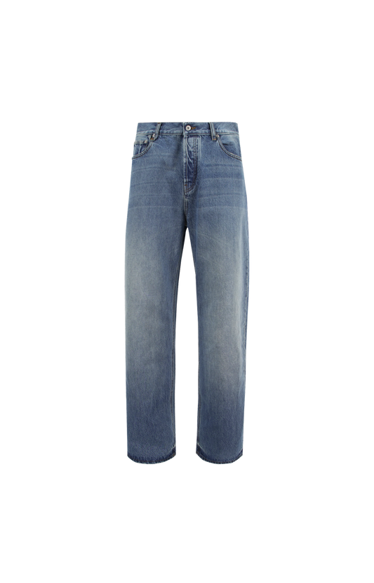 de-Nîmes Straight Denim Pants