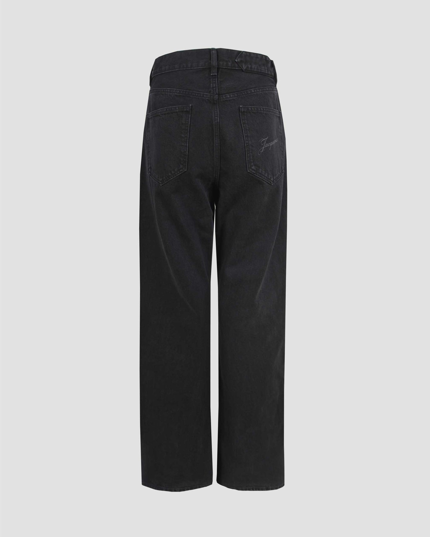 The Straight De-Nîmes Denim Pants in Black