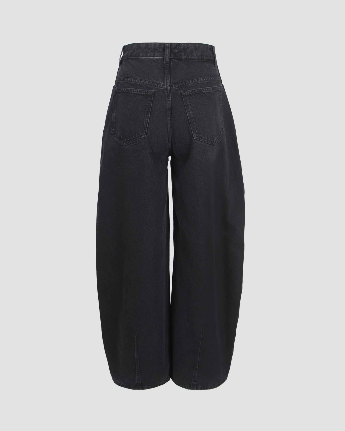 Jacquemus The Ovalo De-Nîmes Denim Pants in Black — product photo 2