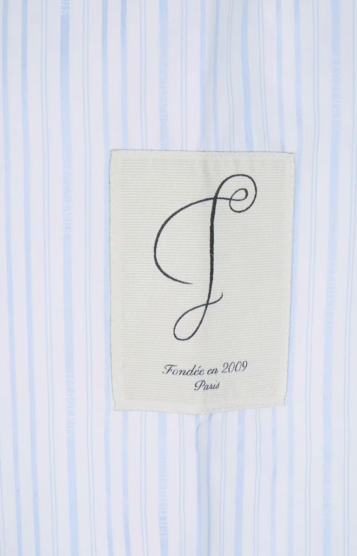 Jacquemus Striped Shirt in Blue/White — product photo 2