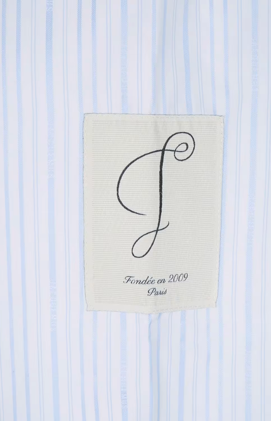 Jacquemus Striped Shirt in Blue/White — product photo 2