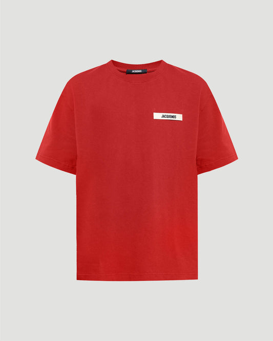 The Gros Grain T-Shirt in Dark Red