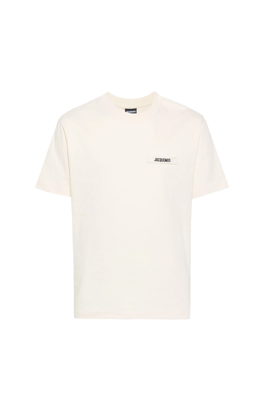 The Gros Grain Short-Sleeve T-Shirt in Light Beige