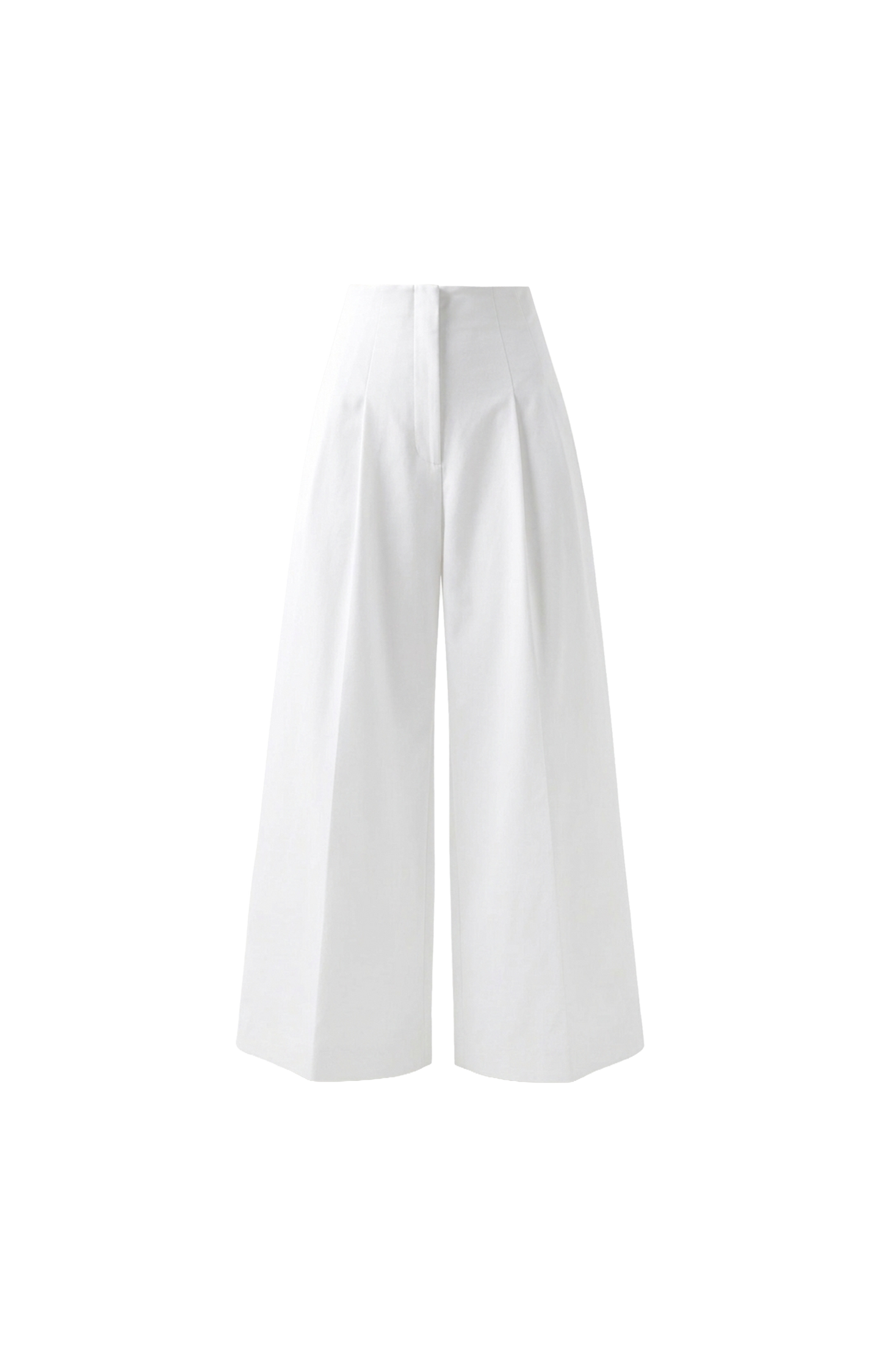 High-waisted trousers