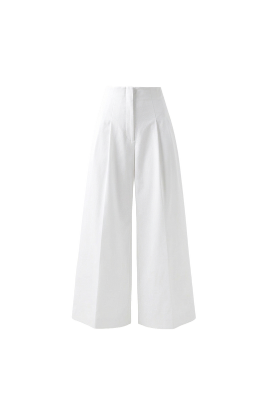 High-waisted trousers