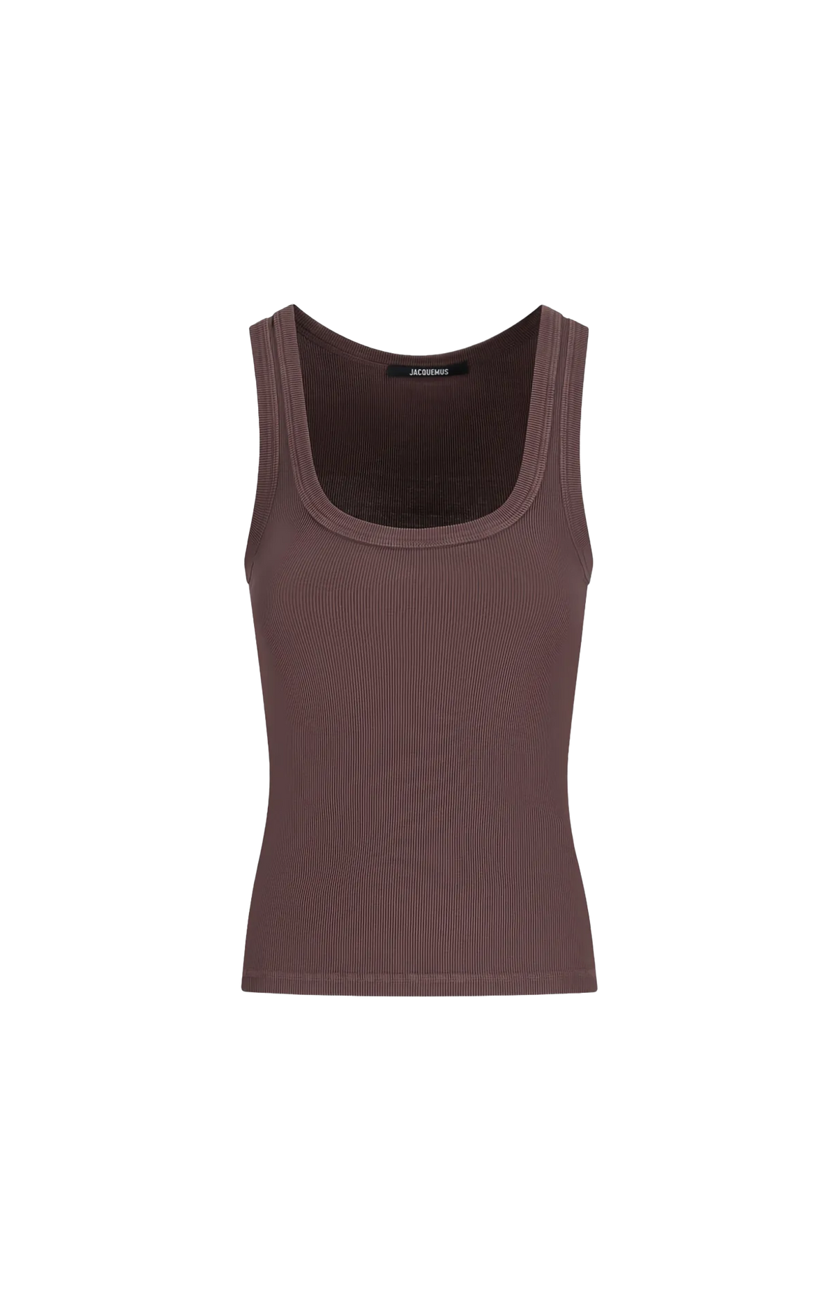 Le Gros Grain Tank Top in Brown