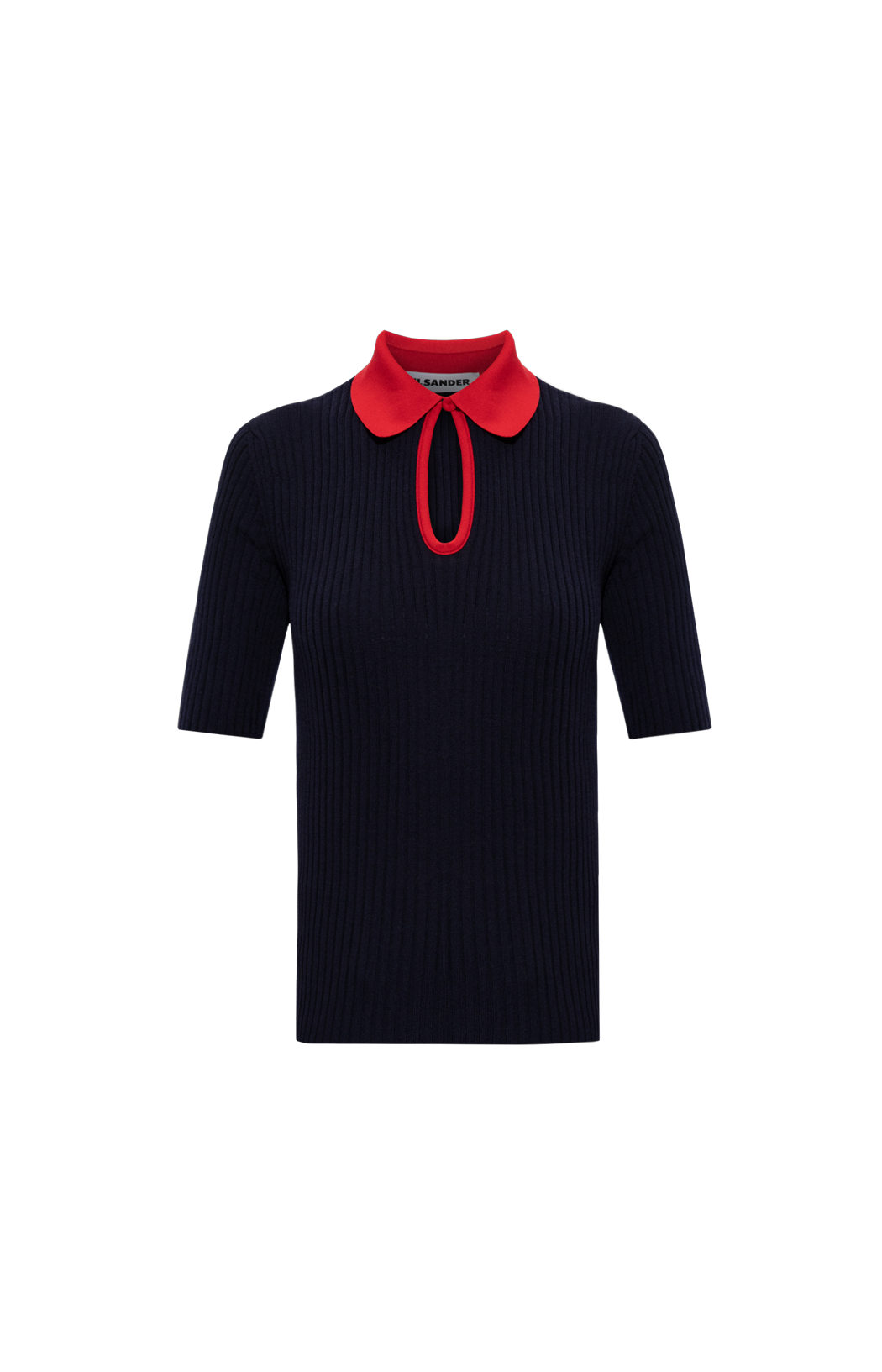 Jil Sander Lightweight Wool Polo T-Shirt