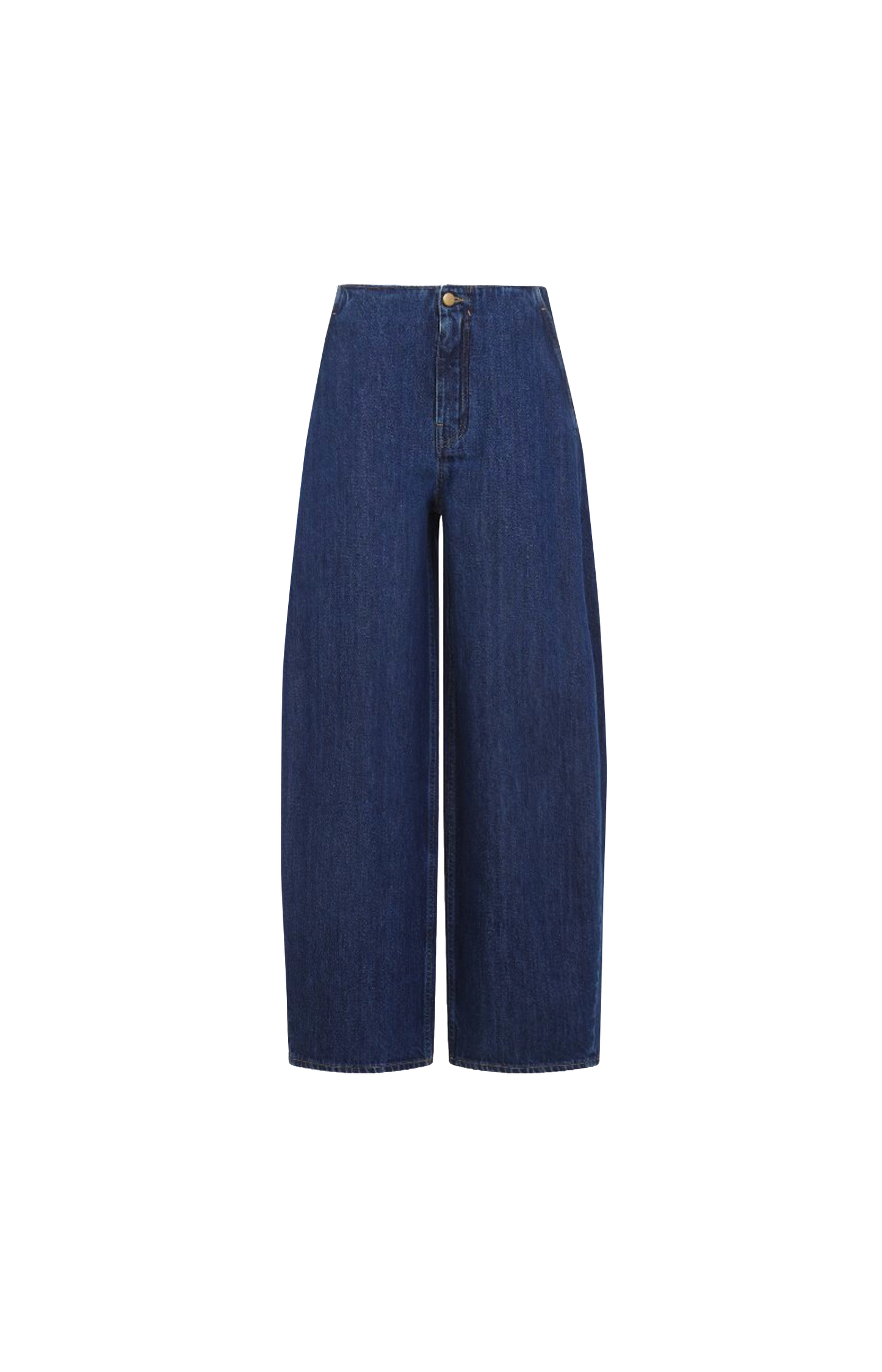 Navy Blue Wide-leg Jeans