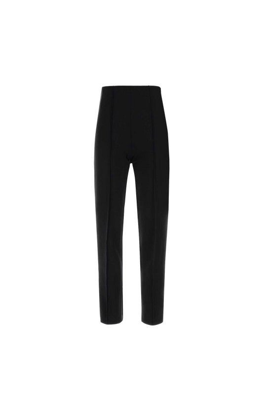 Black Stretch Jersey Pants