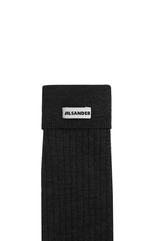 Logo Socks in Brown