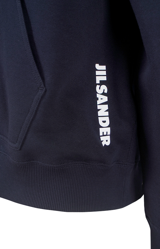 Zip-Up Hoodie in Navy