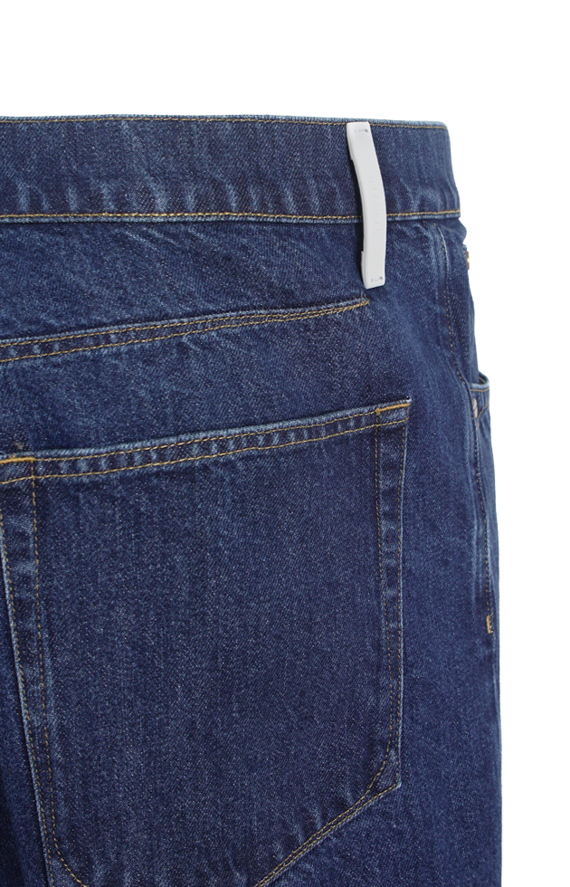 Blue Wide-Leg Jeans
