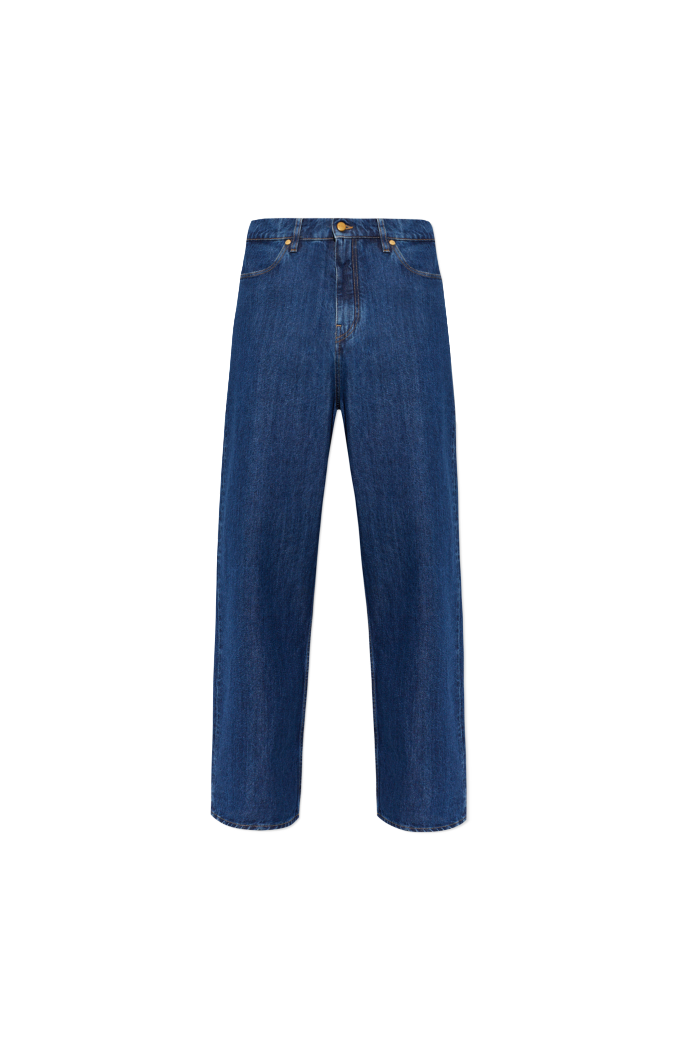 Blue Wide-Leg Jeans