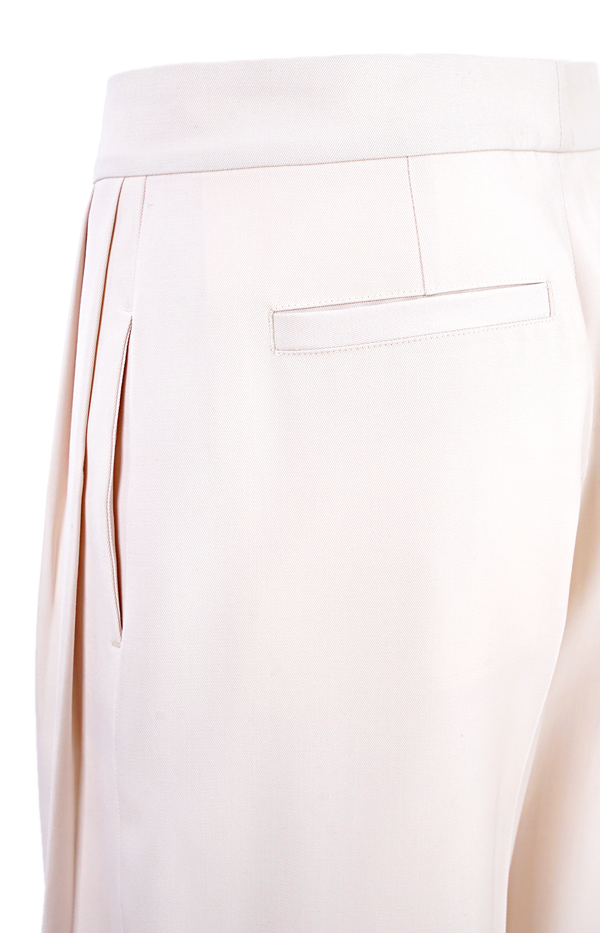 Pleated Wool Trousers