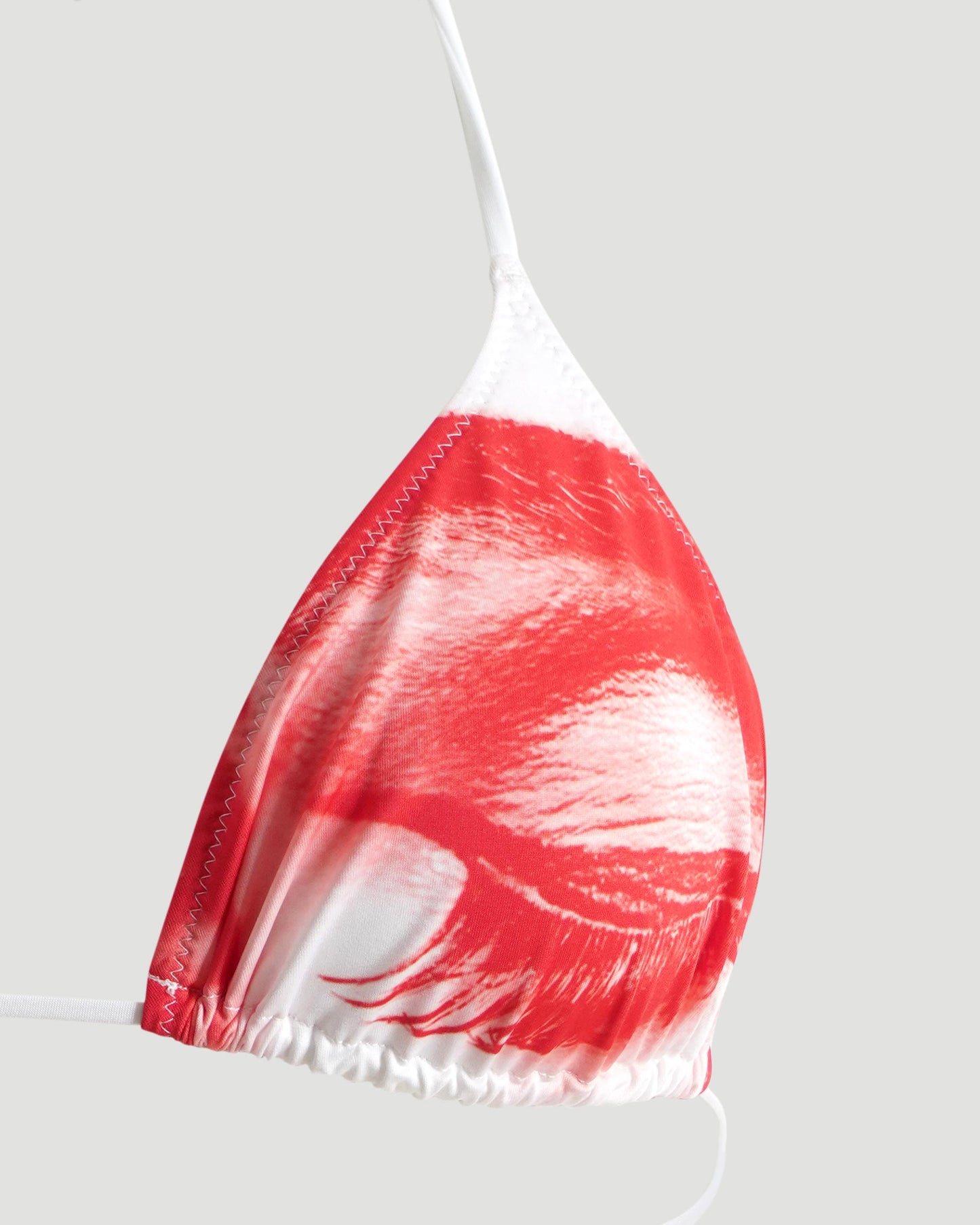 BIKINI SET IN RED AND WHITE PRINT