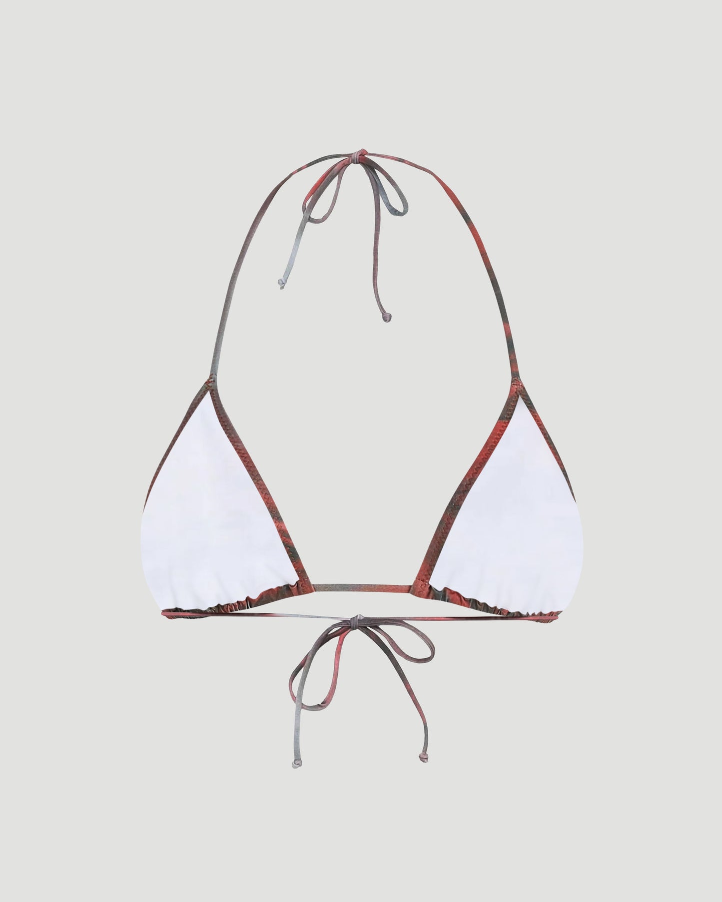 The Blurry Roses Bikini Top