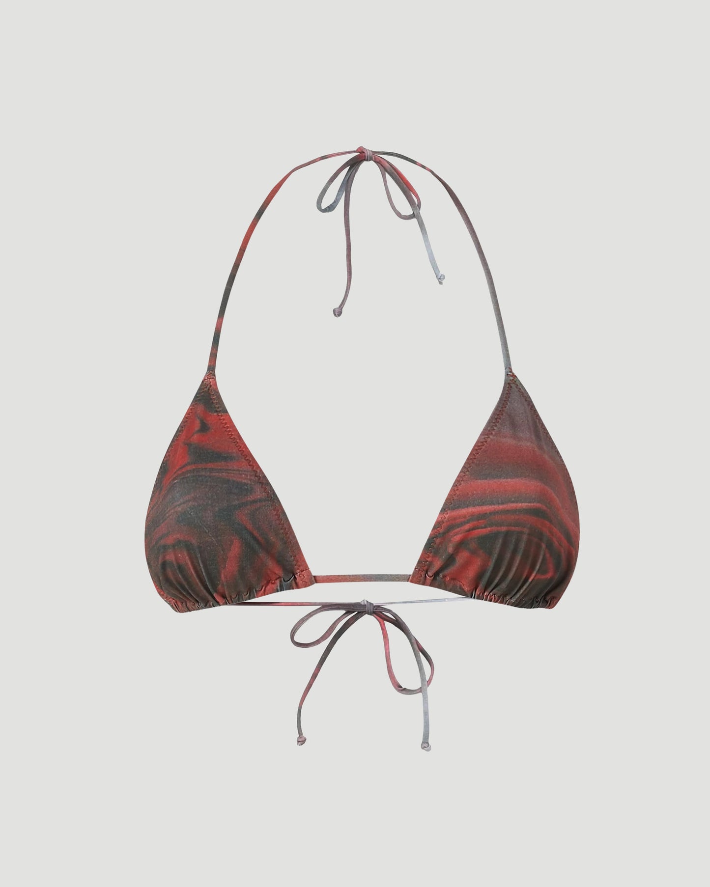 The Blurry Roses Bikini Top