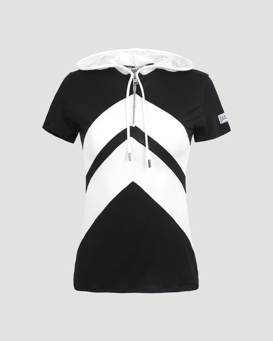 The Black T-Shirt with Chevrons