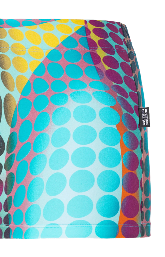 Center Zip Mini Skirt