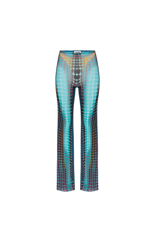 The Blue Dots Print Pants