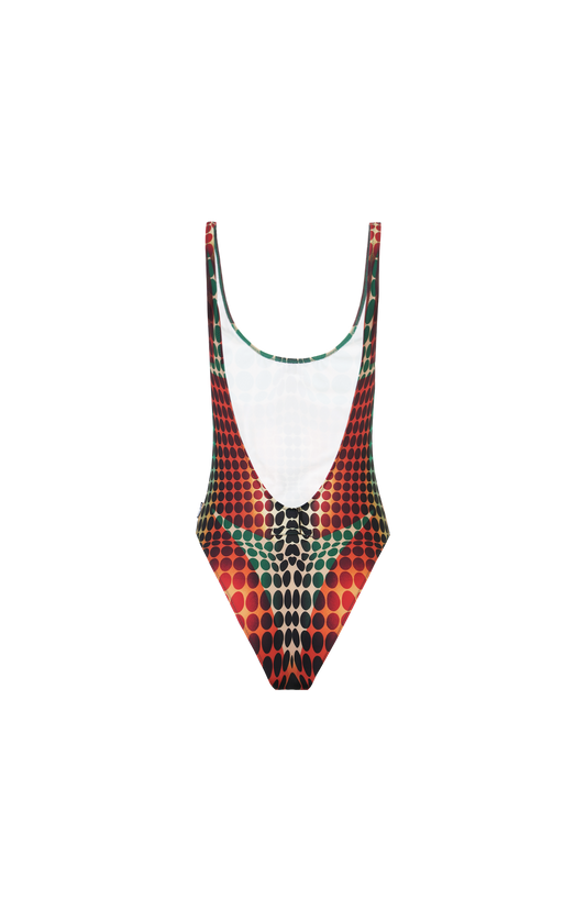 The Brown Dots Swimsuit