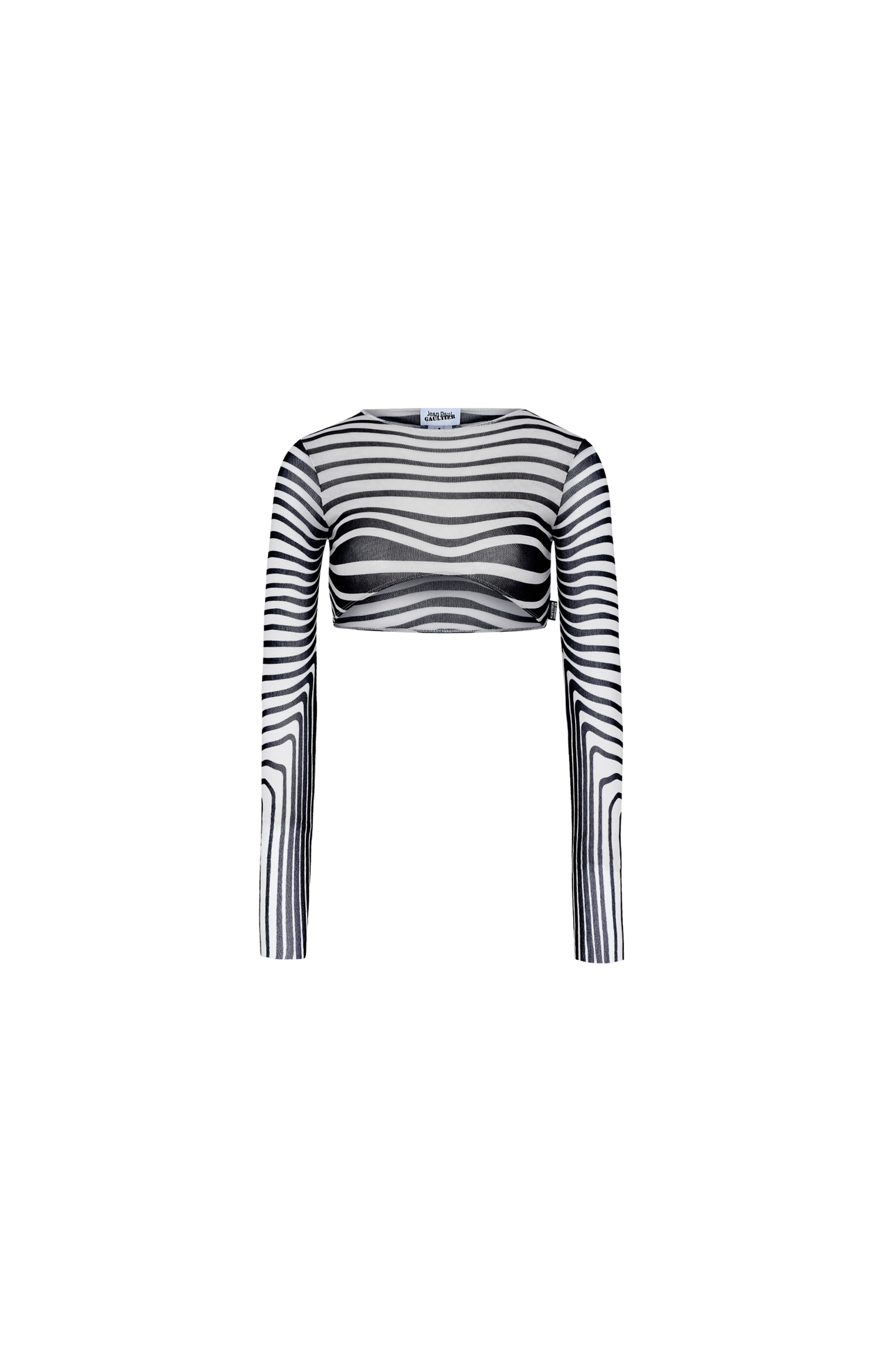 The Navy Blue Body Morphing Crop Top